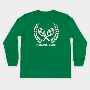 Funny Tennis Club Vintage Style Kids Long Sleeve T-Shirt